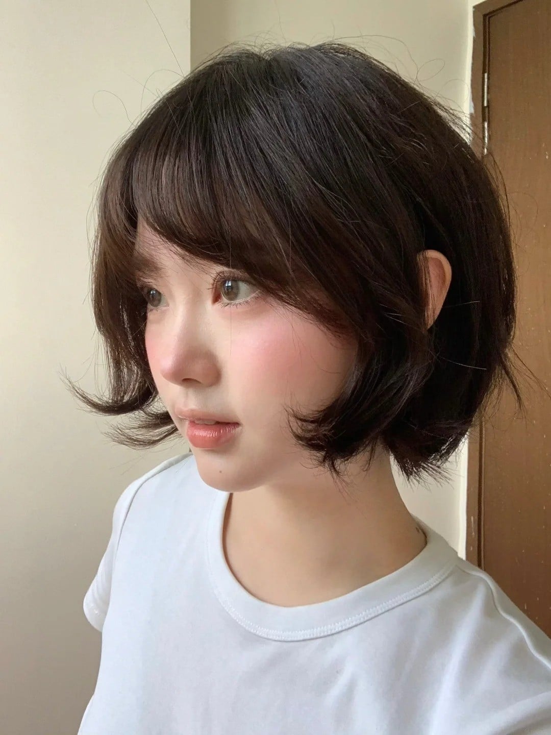 tóc bob ngắn cho mặt tròn