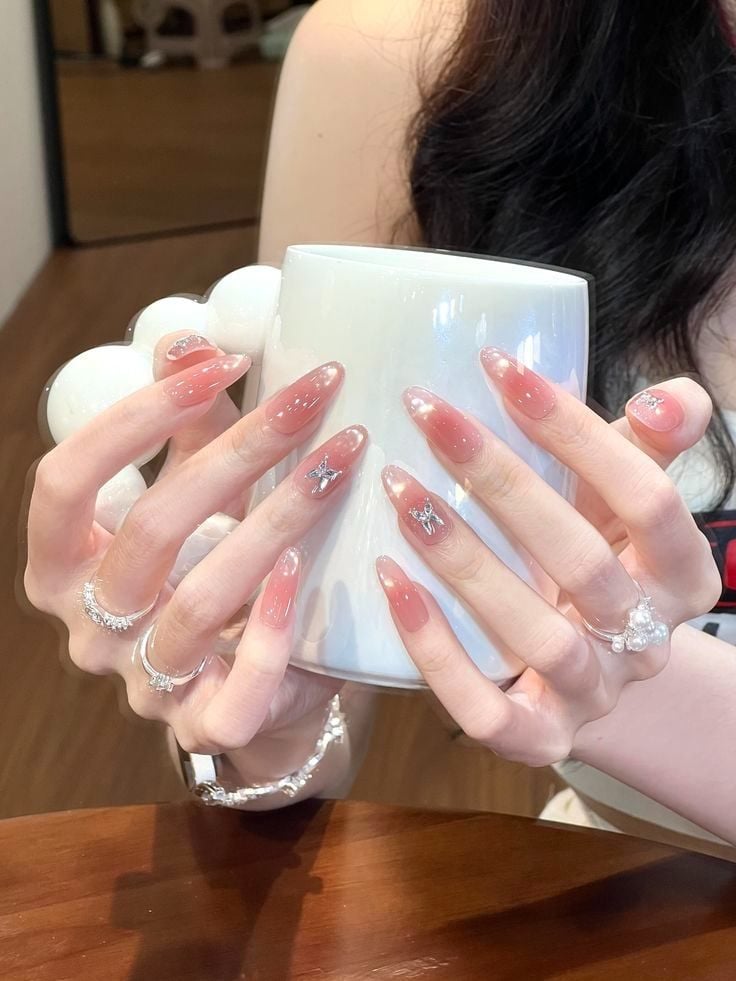 nail loang má hồng hàn quốc