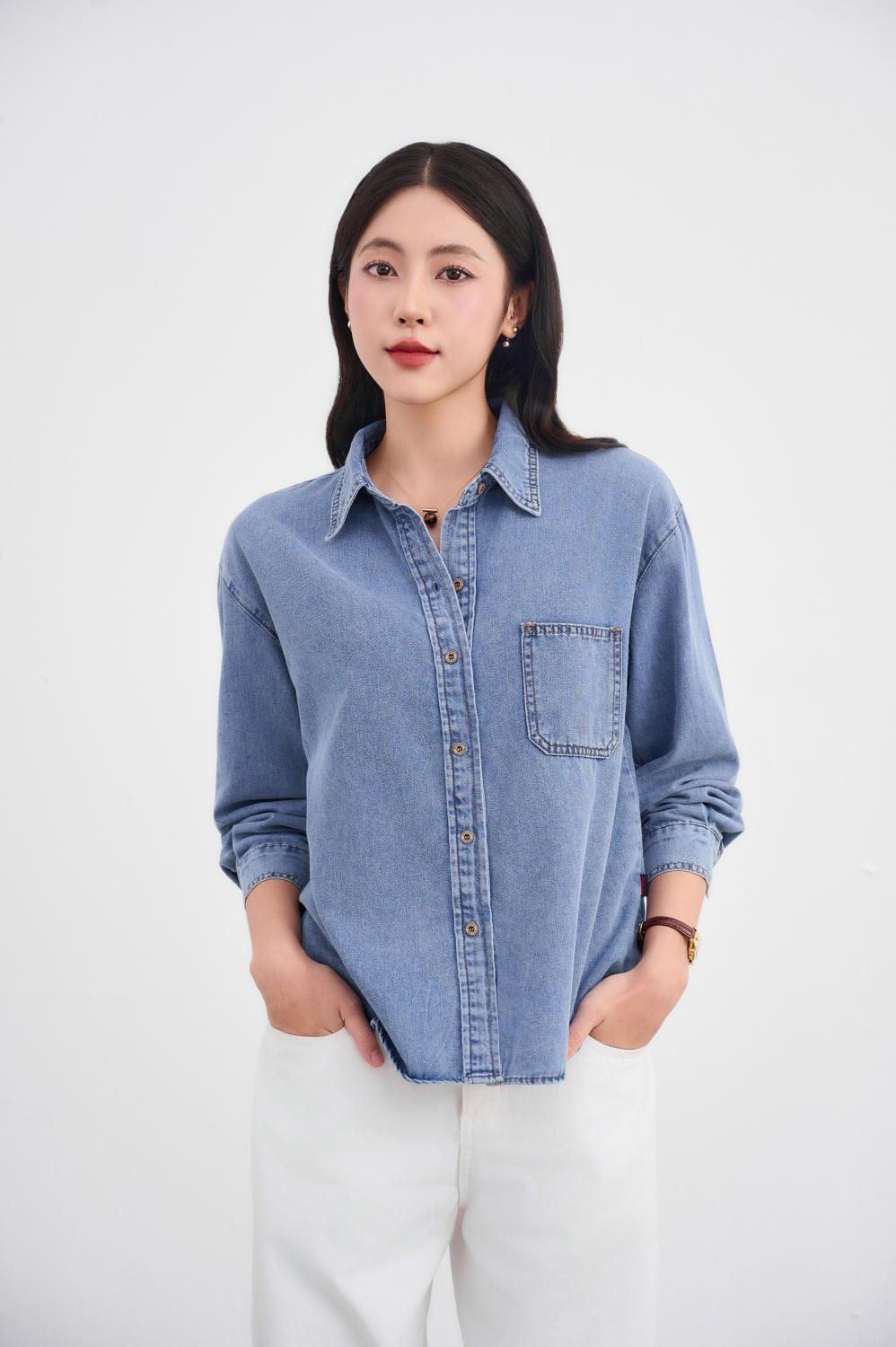 mẫu áo đẹp cho người béo bụng