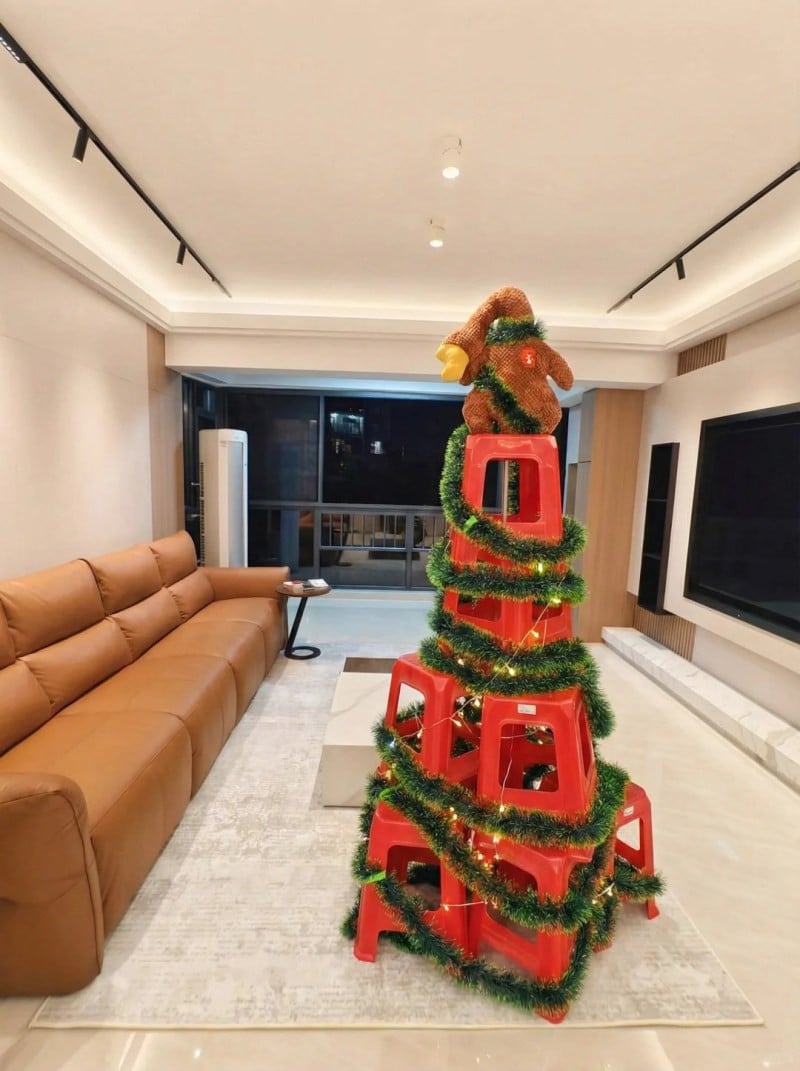 cách làm cây thông noel