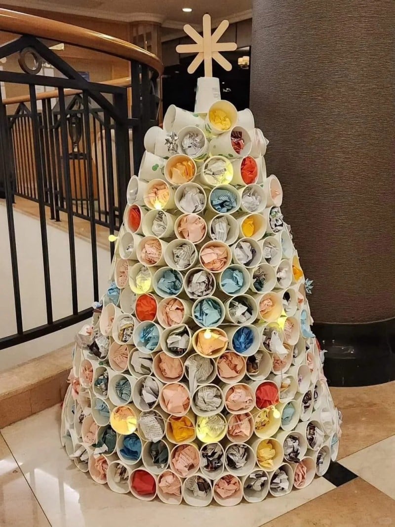 cách làm cây thông noel