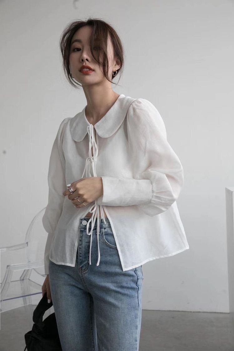 sơ mi cổ bèo