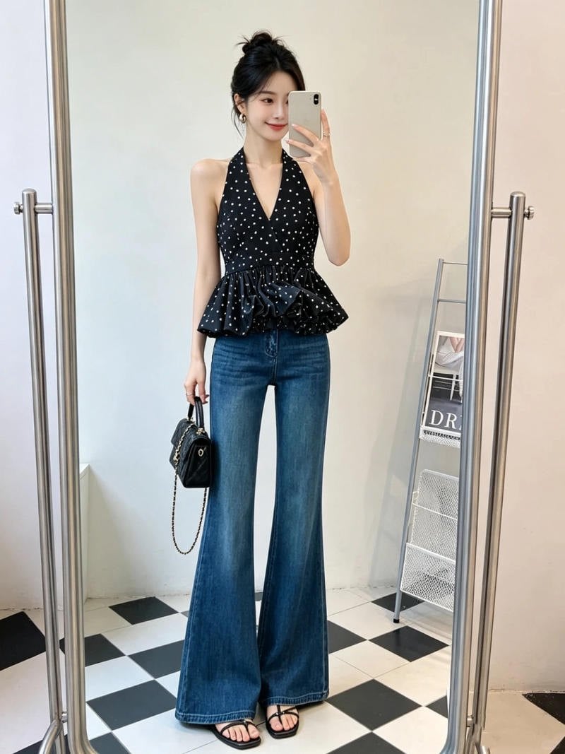Quần ống loe hợp với dáng người nào? Các lưu ý khi mặc quần ống loe