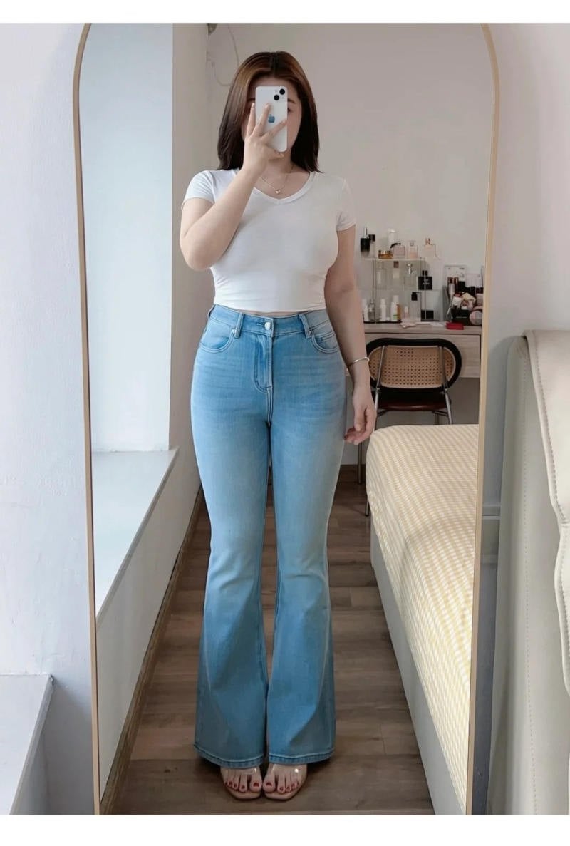 Quần ống loe hợp với dáng người nào? Các lưu ý khi mặc quần ống loe