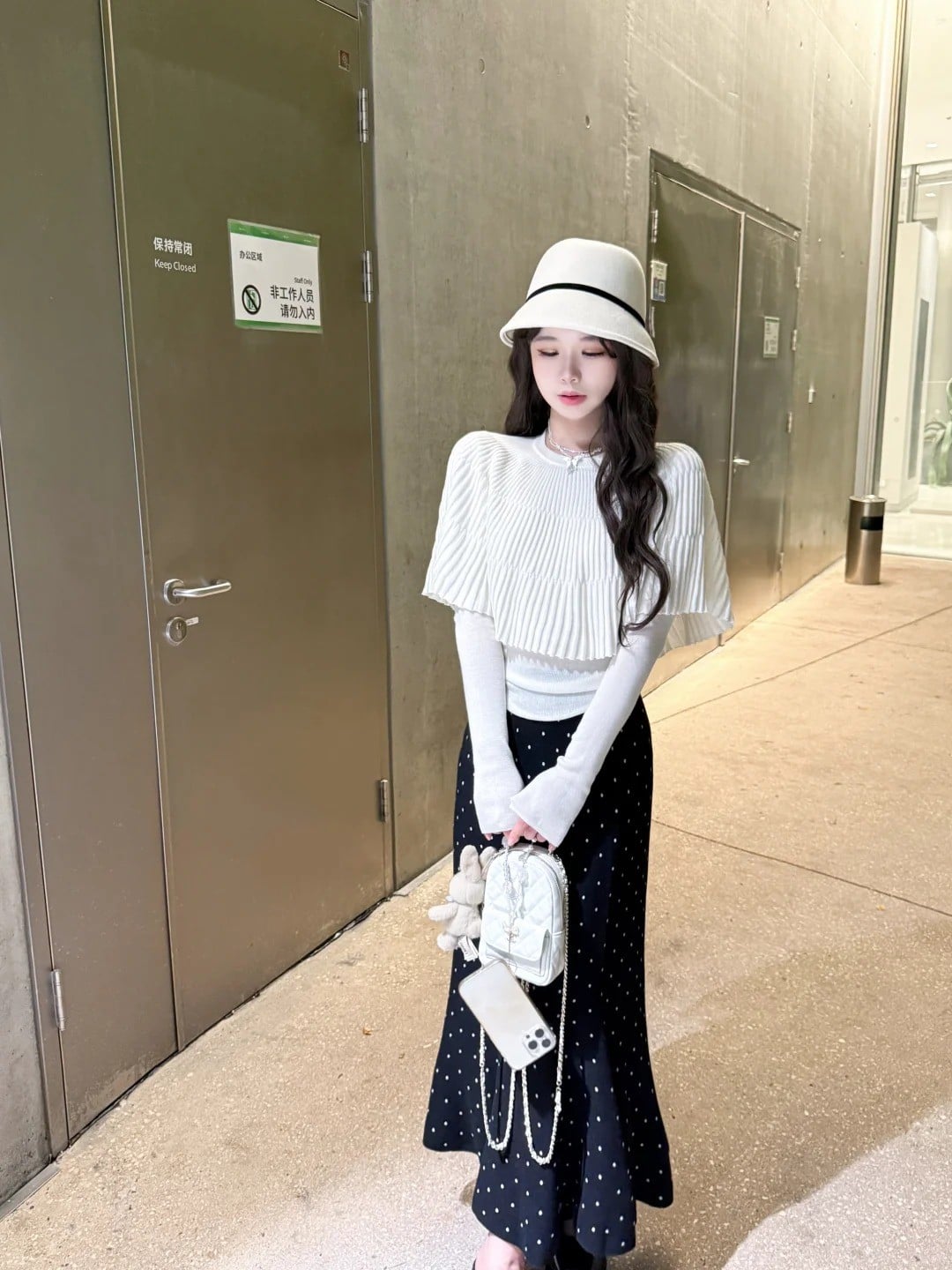 Áo choàng len mỏng