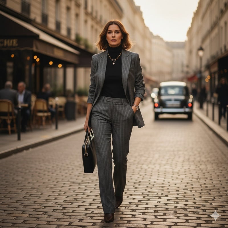 Mặc với set đồ vest hoặc suit thanh lịch