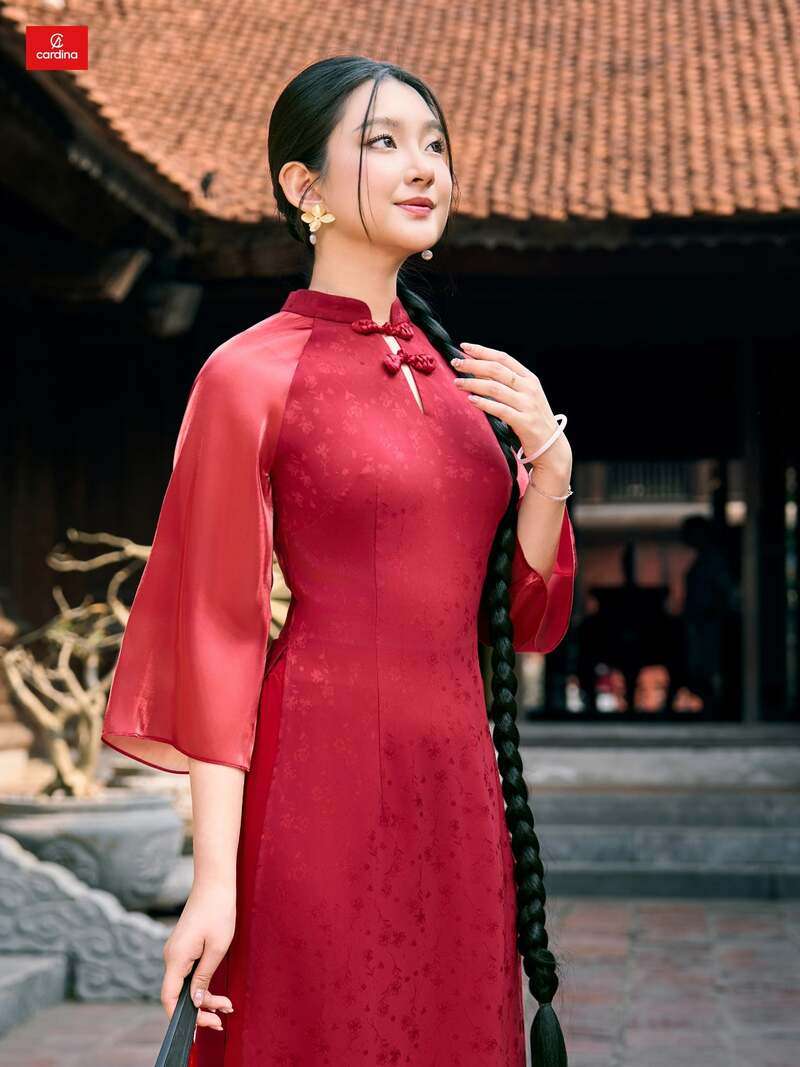 áo dài đi đám cưới