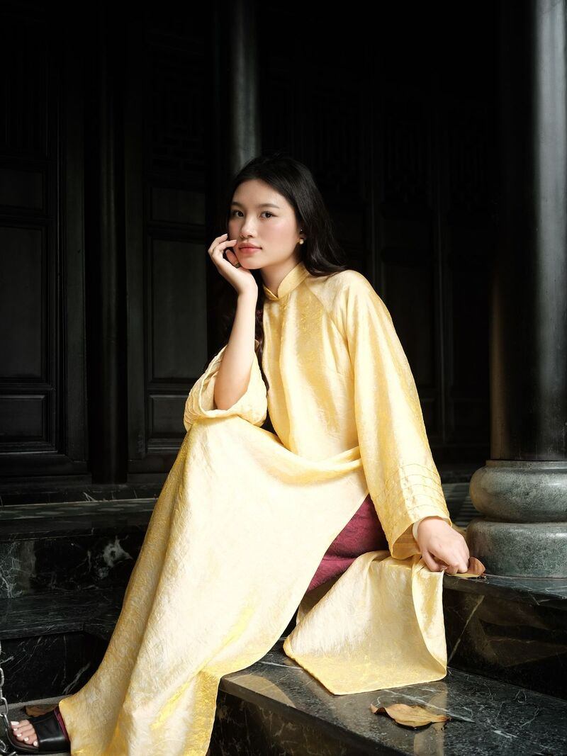 áo dài đi đám cưới
