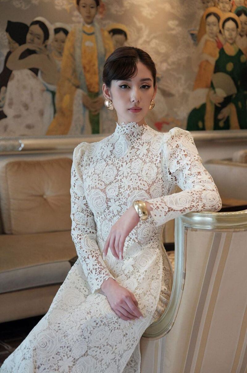 áo dài đi đám cưới