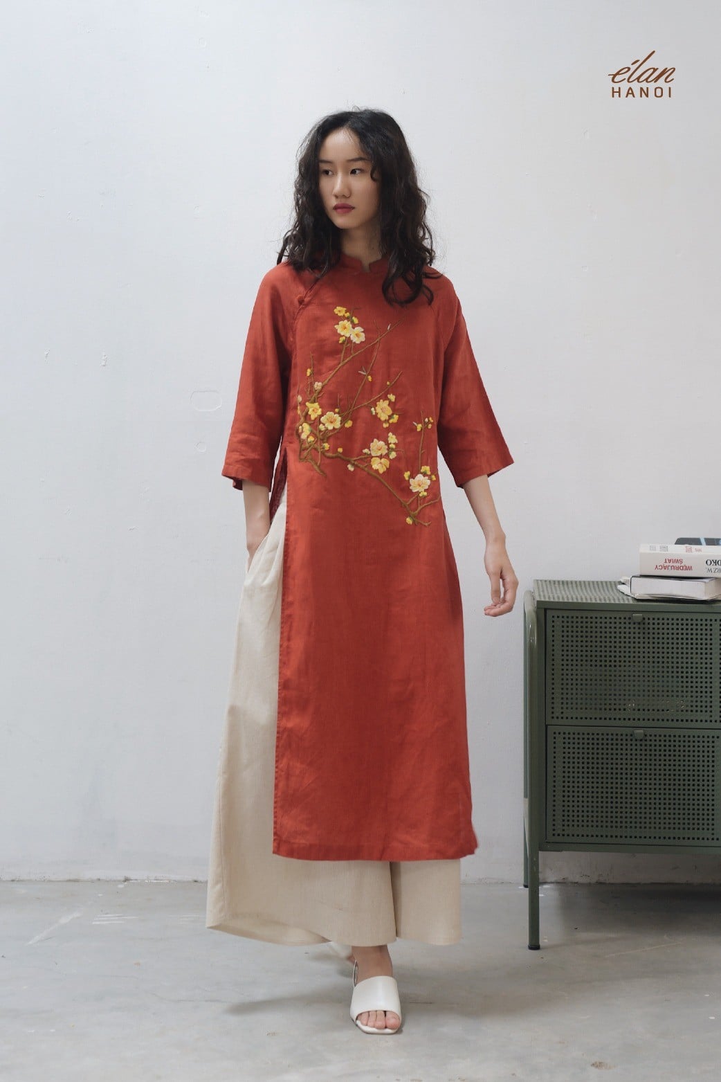 Áo Dài Linen Đẹp