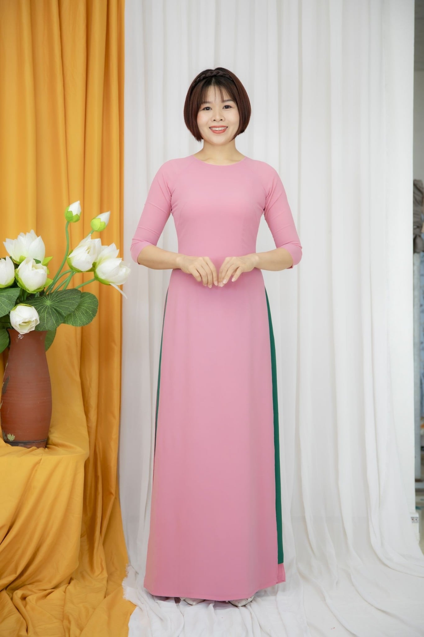 Chọn áo dài hồng theo tông da (Skin tone)