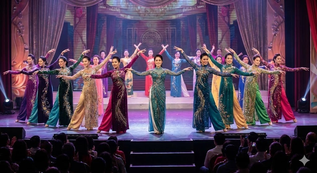 Bí quyết chọn áo dài múa cho từng dáng người và thể loại múa