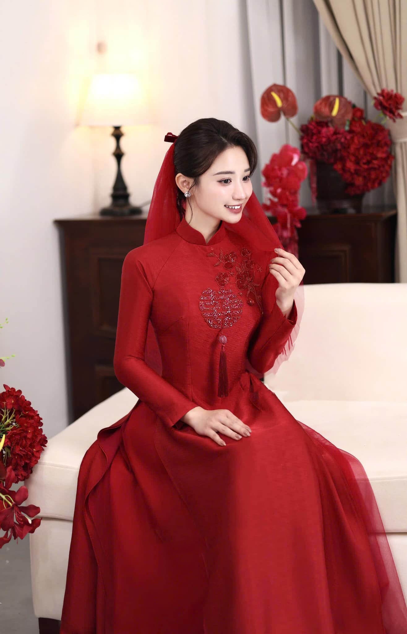 Bí quyết chọn áo dài song hỷ hoàn hảo cho ngày vui