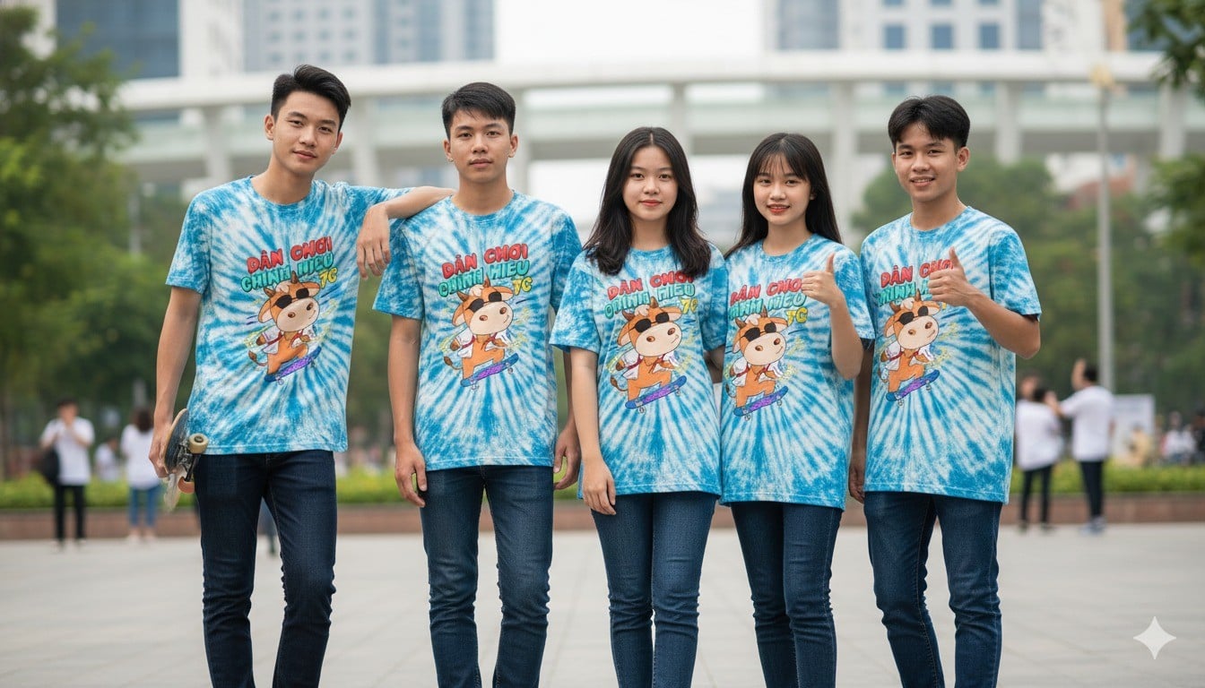 Phong cách Tie-dye và Loang màu