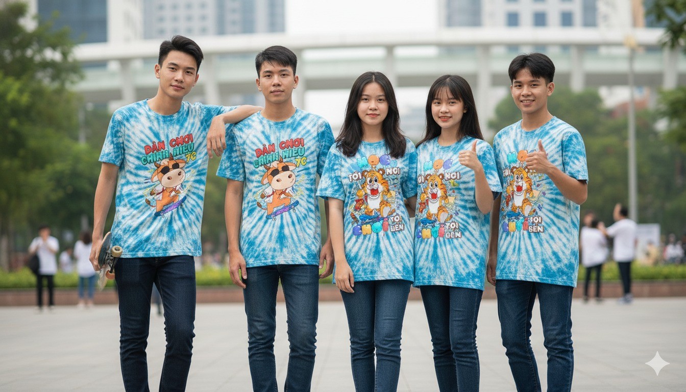 Phong cách Tie-dye và Loang màu