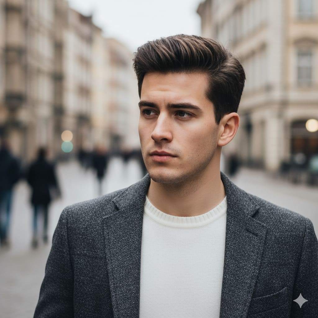 Áo sweater cổ tròn