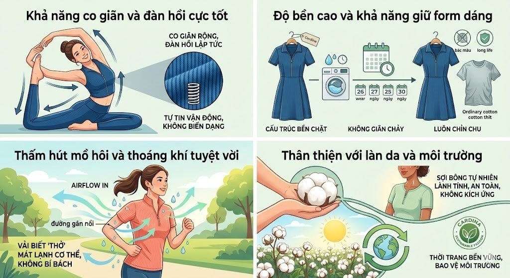 Thân thiện với làn da và môi trường