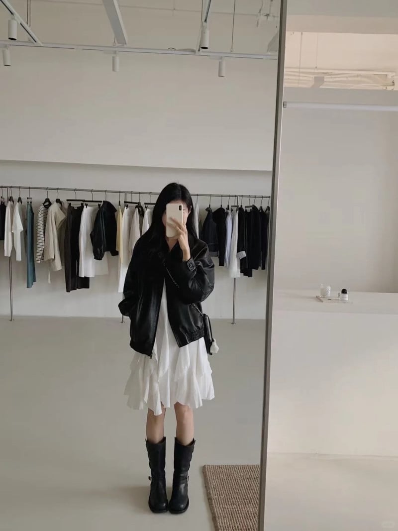 bắp chân to mặc váy gì