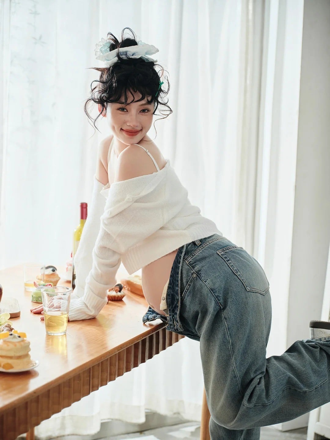 bầu mặc gì đẹp