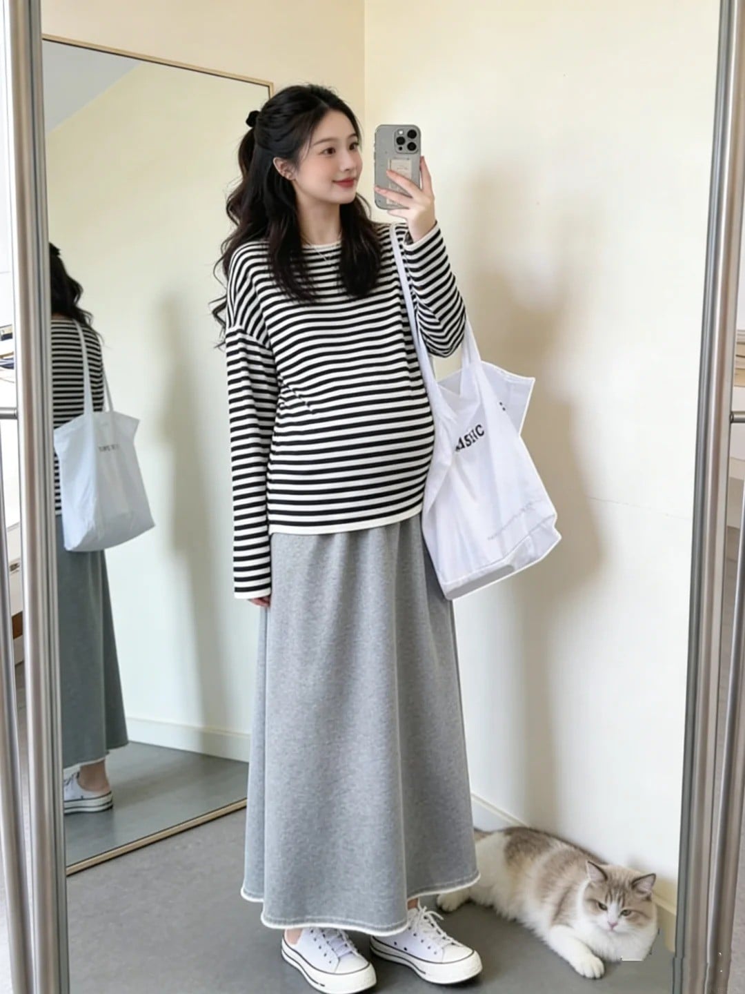 bầu mặc gì đẹp