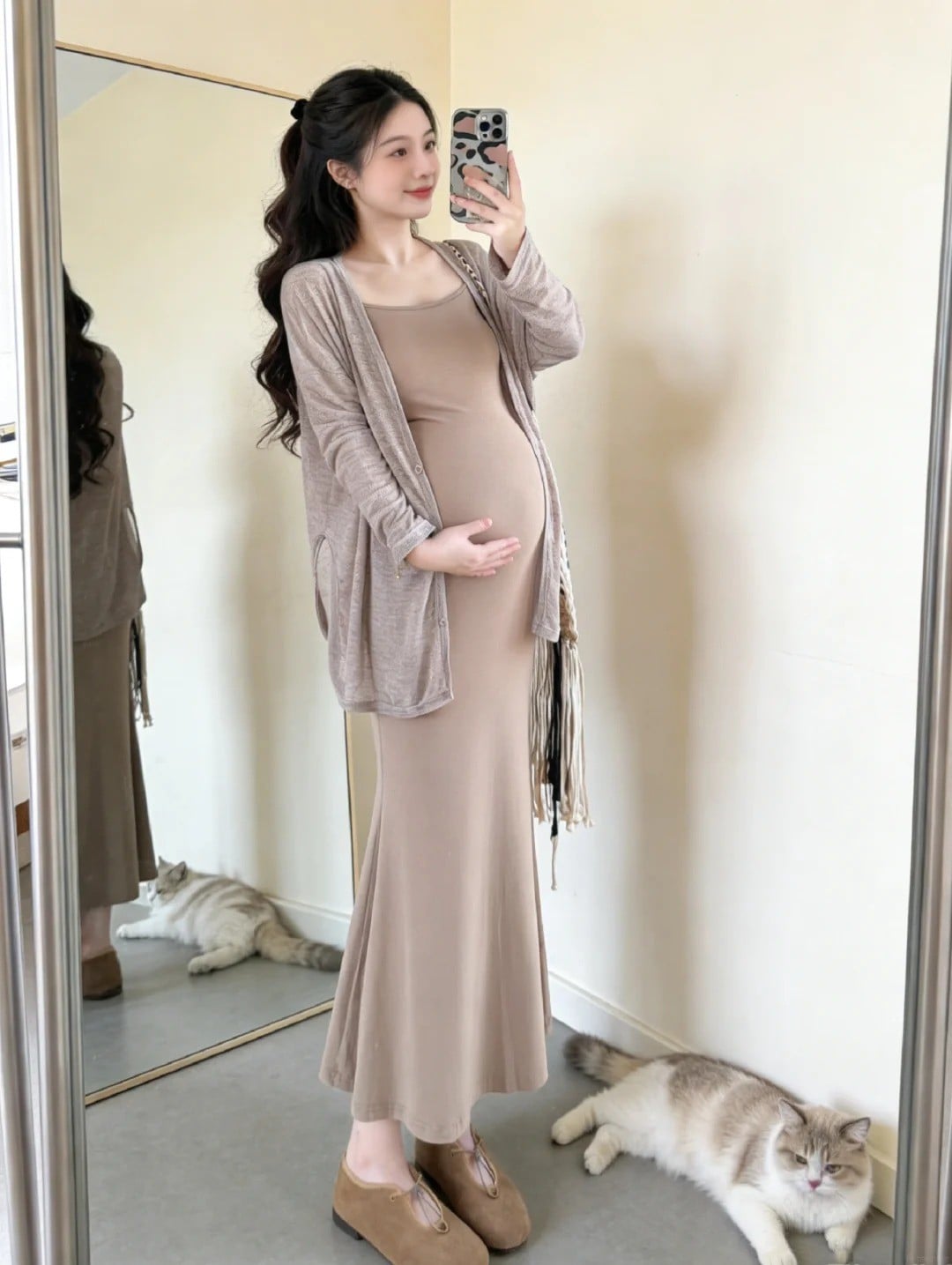 bầu mặc gì đẹp