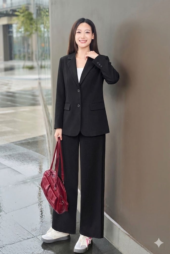 Quần nỉ phối với áo gì?