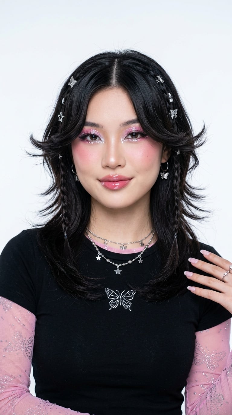 Tóc Butterfly mang hơi hướng Y2K