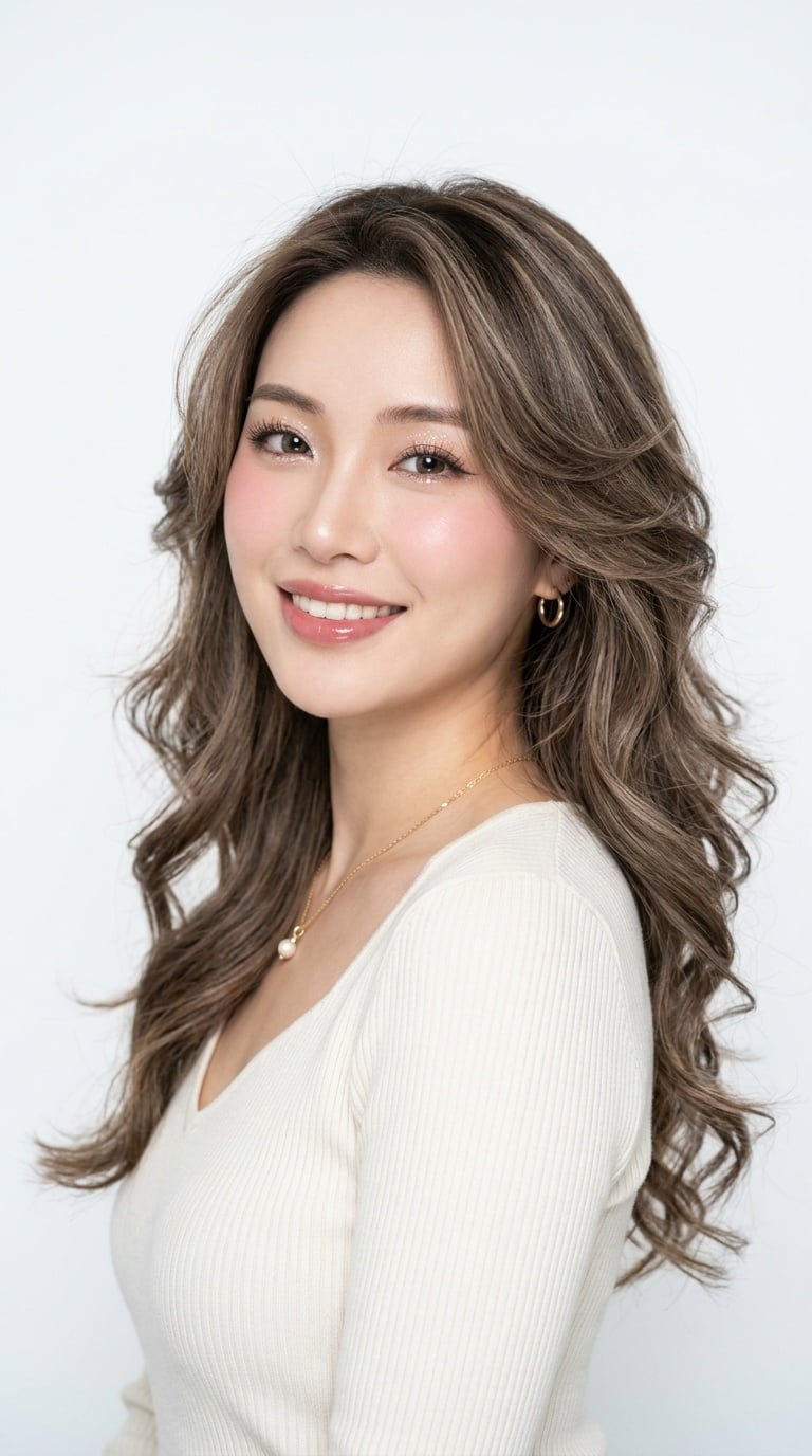 Tóc Butterfly nhuộm Balayage nổi bật