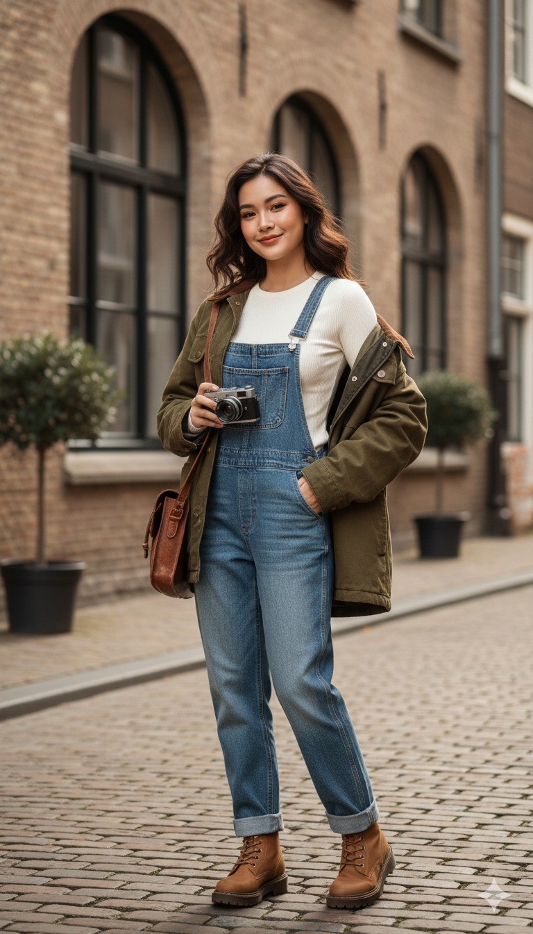 Quần Yếm (Overalls) và Barn Jacket