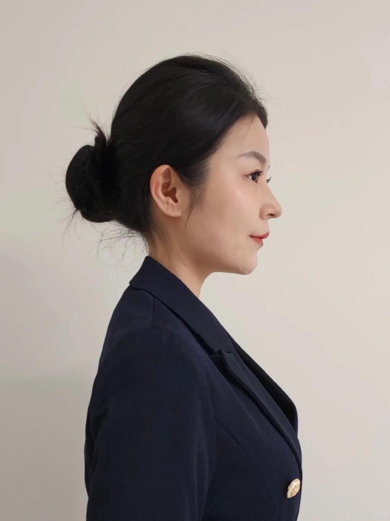 cách búi tóc không bị già