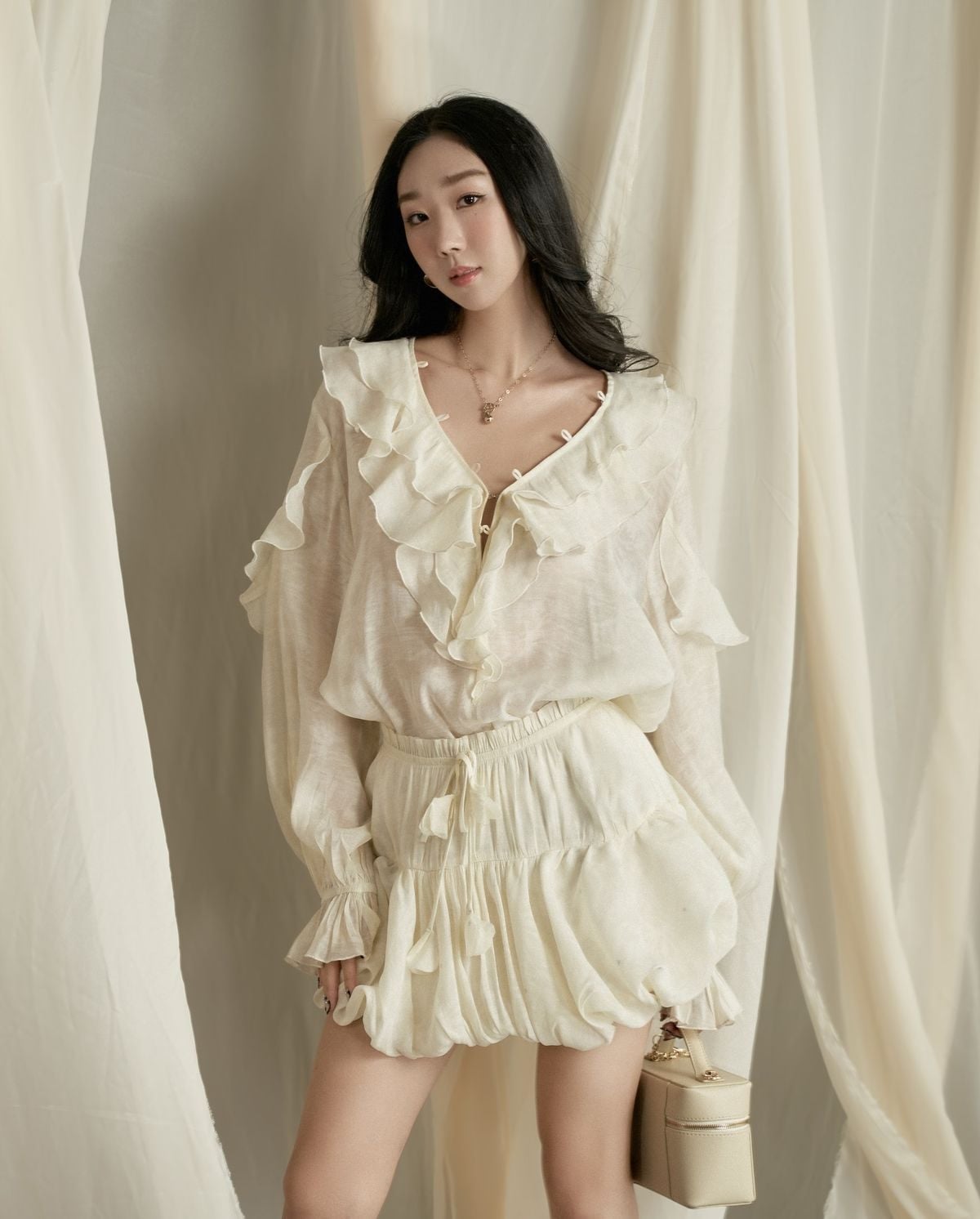 Bubble skirt chân váy quả bí là gì