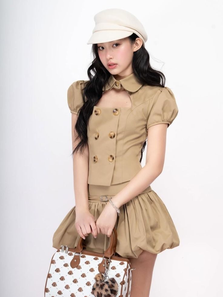 Bubble skirt chân váy quả bí là gì