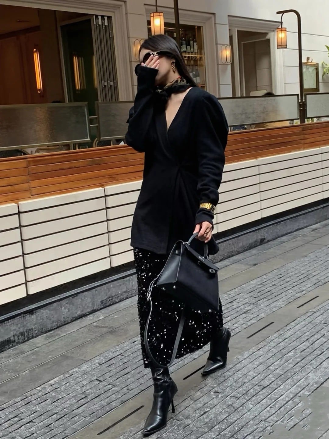 Set 12: Áo Gile Vest (Waistcoat) và chân váy dài đồng bộ