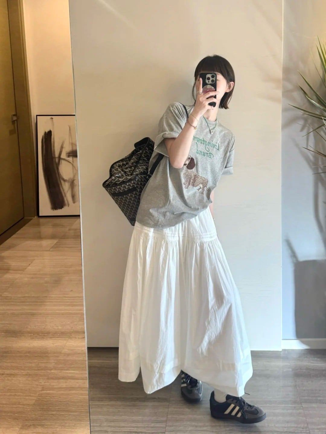 chân váy tầng