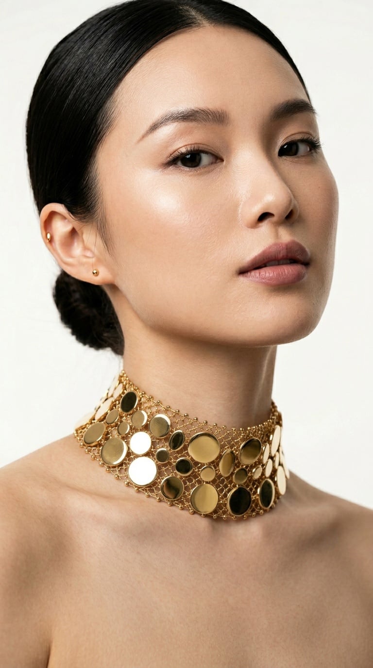 Choker khối hình học tối giản