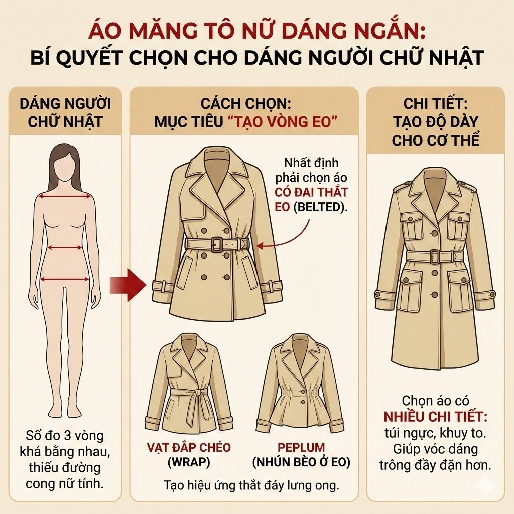 Dáng người chữ nhật