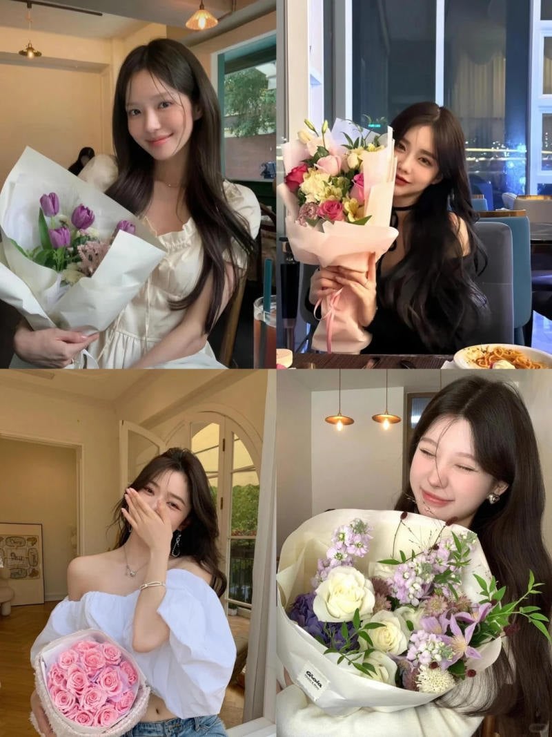 Đặt hoa bên cạnh ghế ngồi