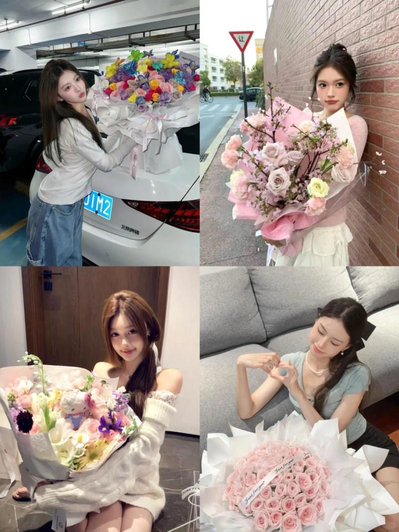 Tại sao chụp ảnh với bó hoa lại trở thành xu hướng?