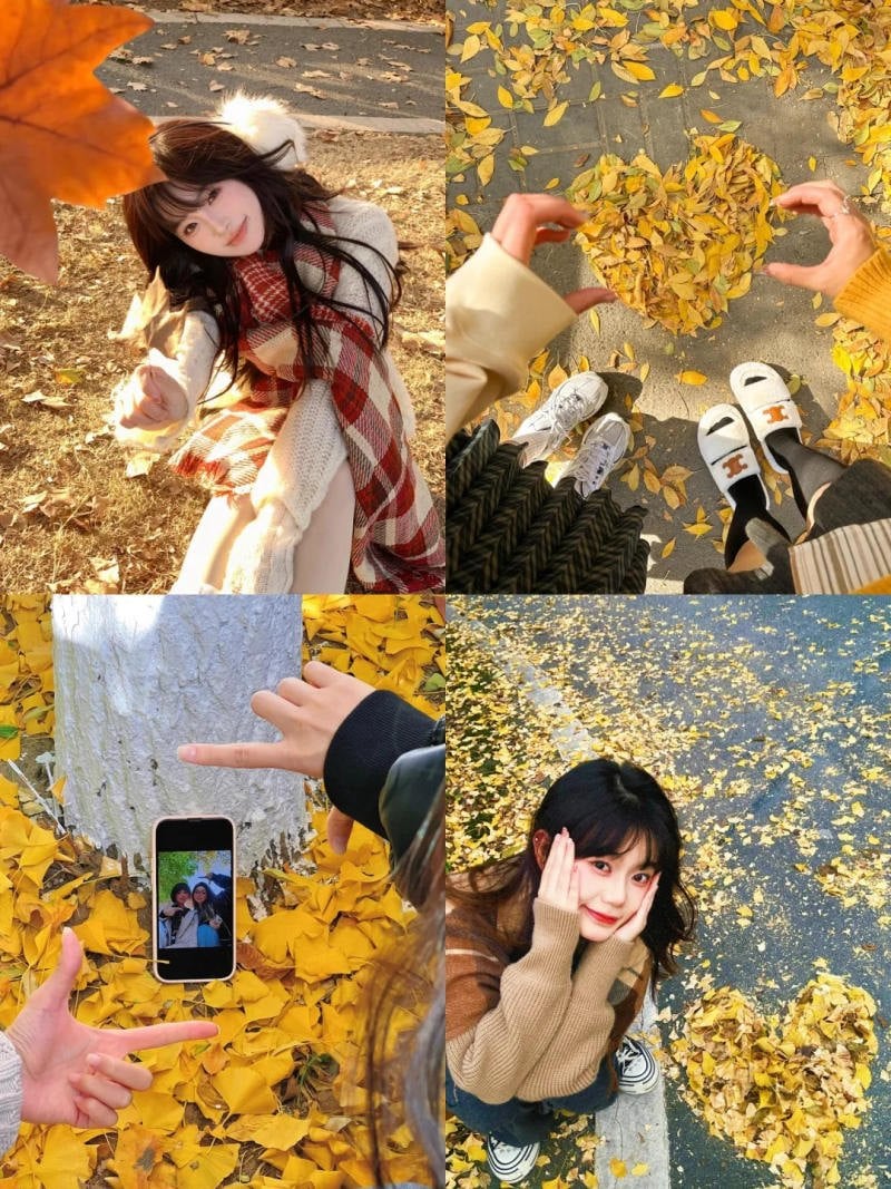 20. Tư thế trong rừng, tay cầm giỏ quả