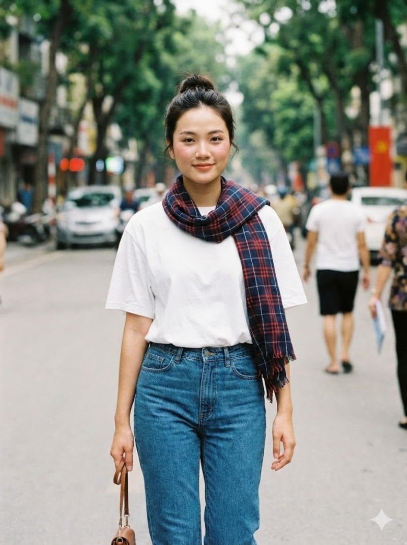 Clang Scarf và áo phông