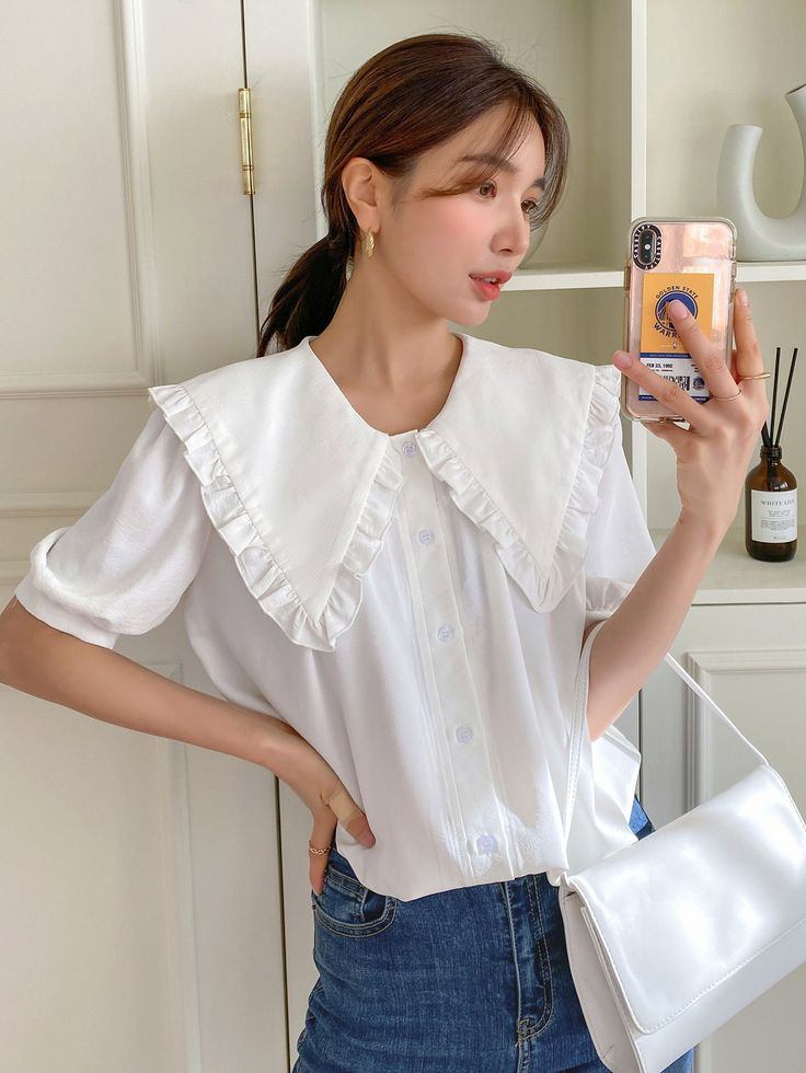 sơ mi cổ bèo