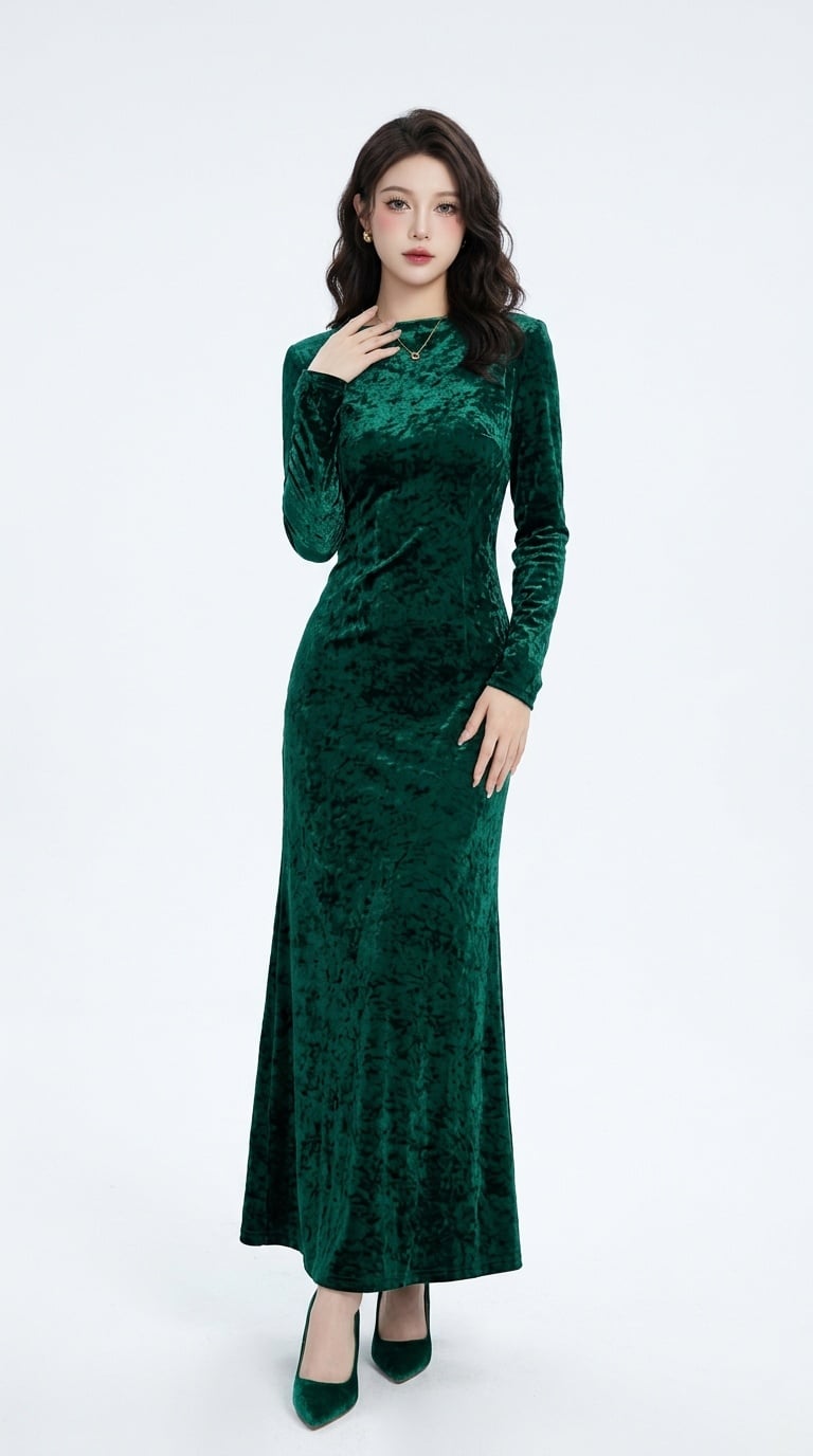 Đầm nhung dạ hội