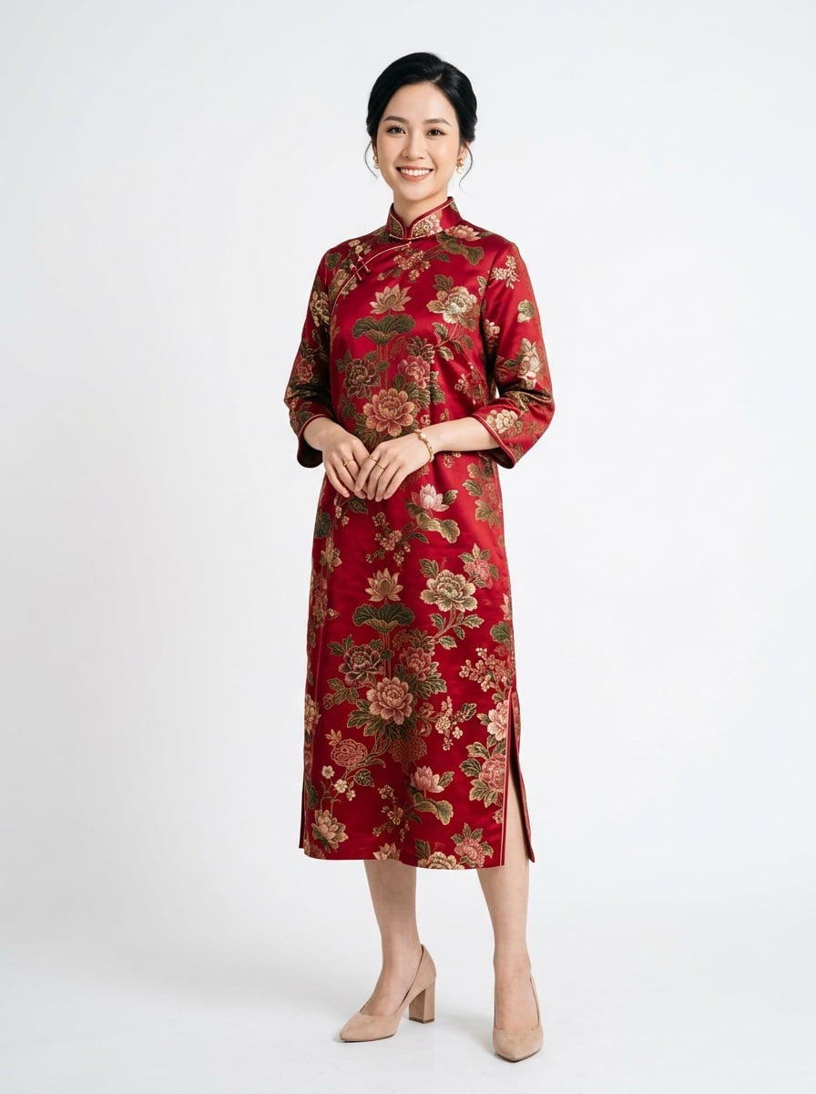 Đầm cách tân phong cách Sườn xám