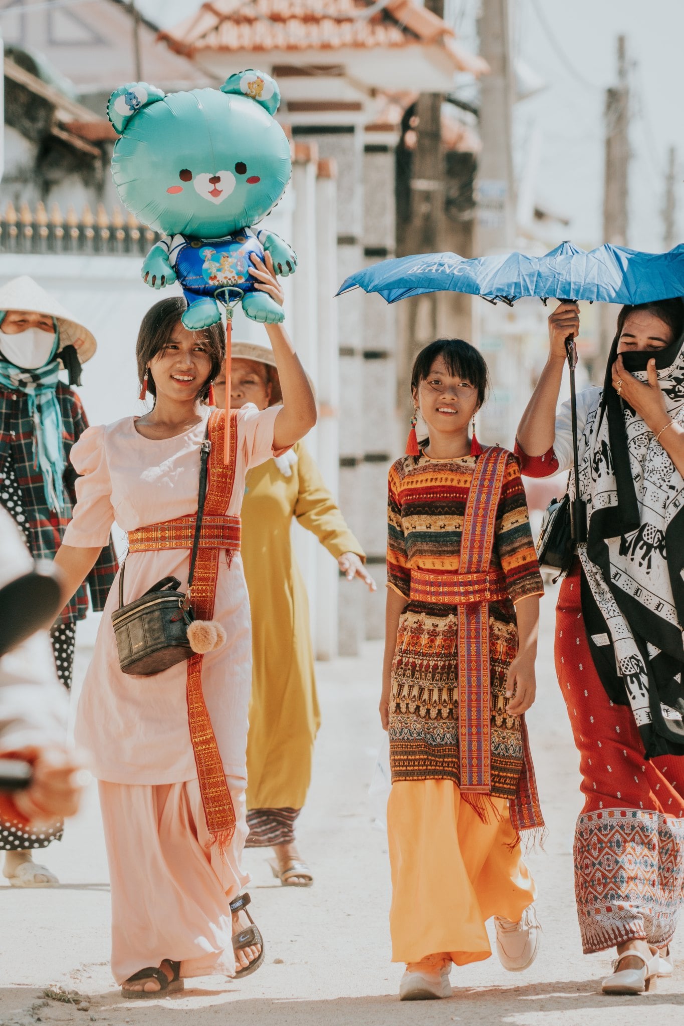 Cách quấn váy tấm