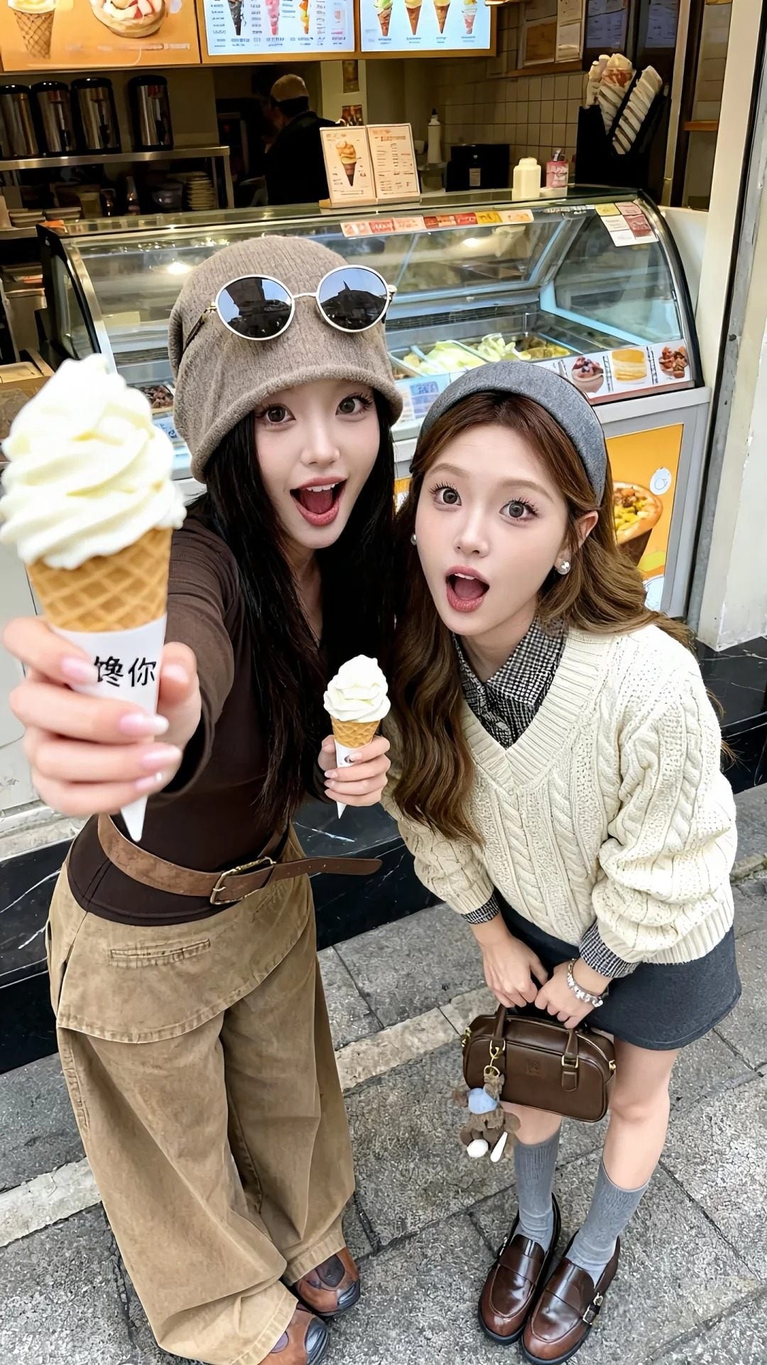 Nhóm tạo dáng cùng đạo cụ độc đáo