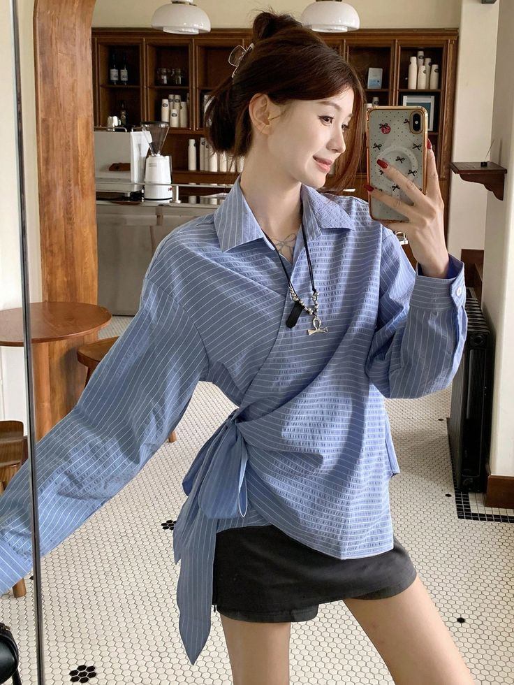 phối đồ với chân váy chữ a