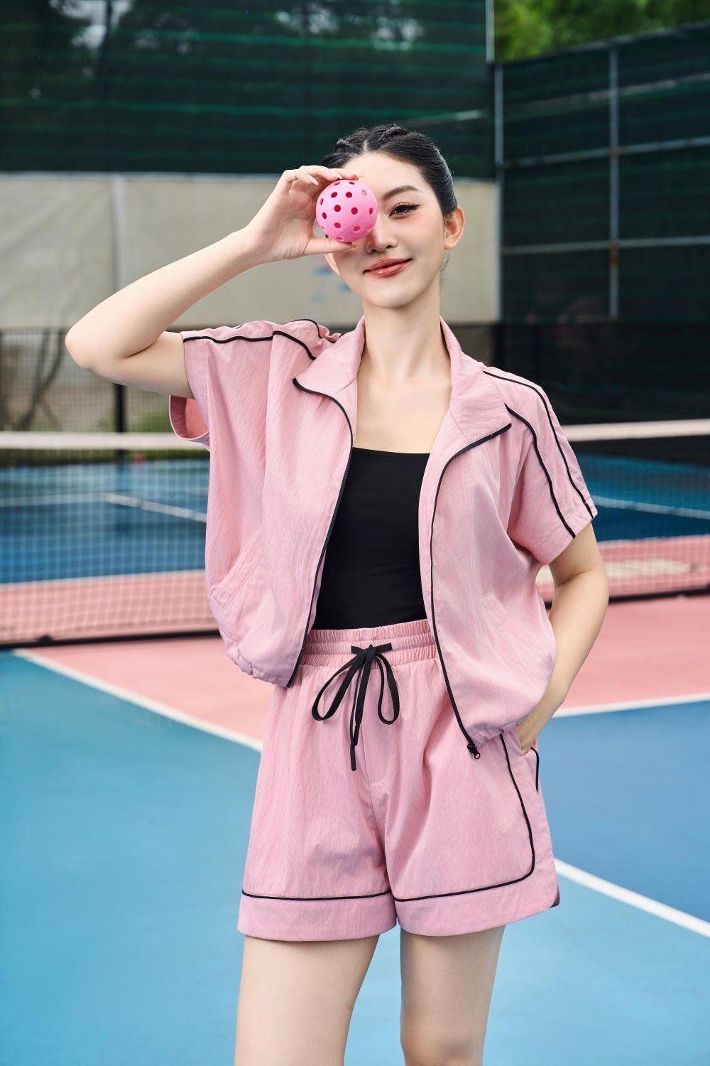 Bộ áo cộc tay và quần đùi&nbsp;thun cotton thể thao