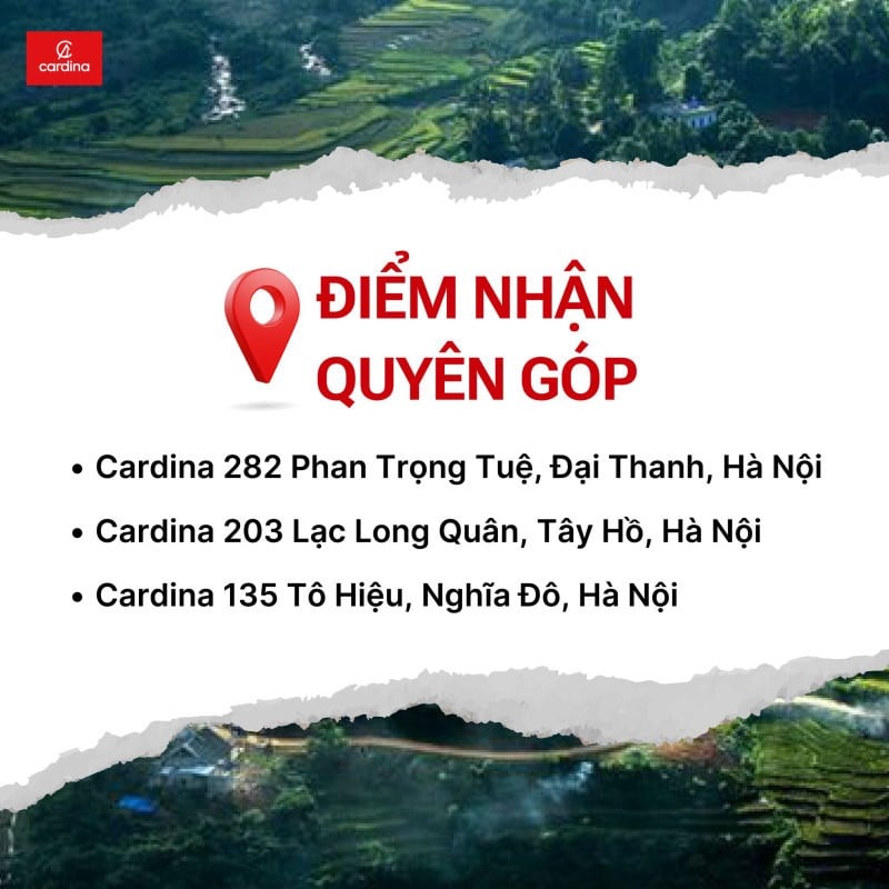 chiến dịch thiện nguyện cardina giving