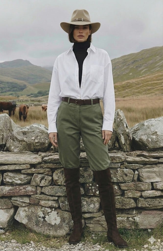 Áo cổ lọ và Sơ mi để hở