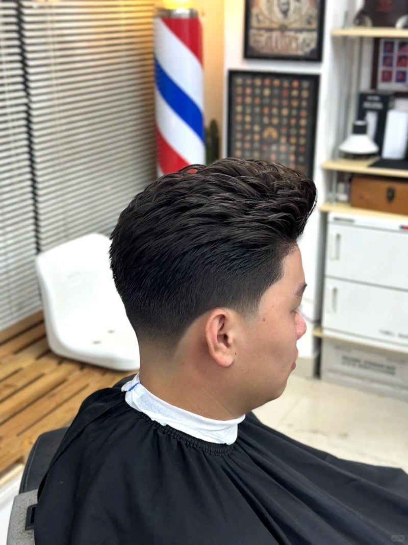 kiểu tóc cho mặt dài nam